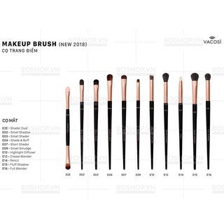 Cọ Tán Phấn Mắt Vacosi Crease Blender E12