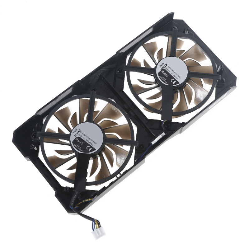 1 Cặp Quạt Tản Nhiệt Làm Mát Thẻ Video Cho Zotac P106-100 GTX1060