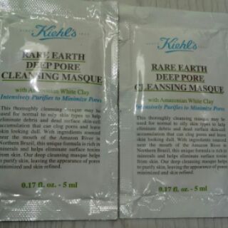 Gói mặt nạ đất sét Kiehl's Rare Earth Deep Pore sample