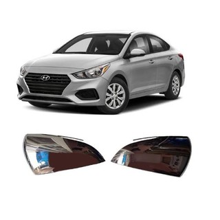 Bộ ốp gương chiếu hậu mạ crom dành cho xe hyundai accent– 2019