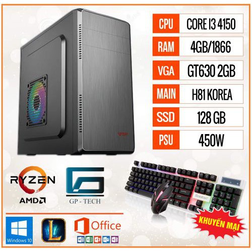 Máy Chiến Liên Minh H81 / i3 4150 / GT630