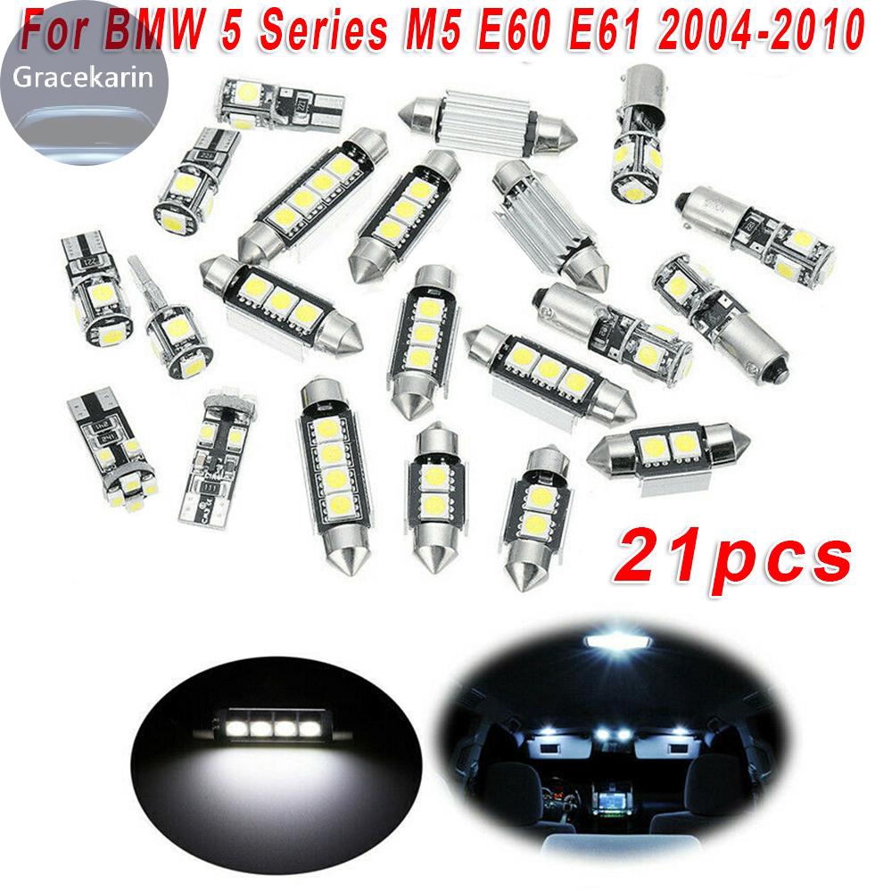 Set 21 Đèn Led Dc12v Hợp Kim Nhôm Cho Bmw E46 Sedan Coupe M3 1999-2005