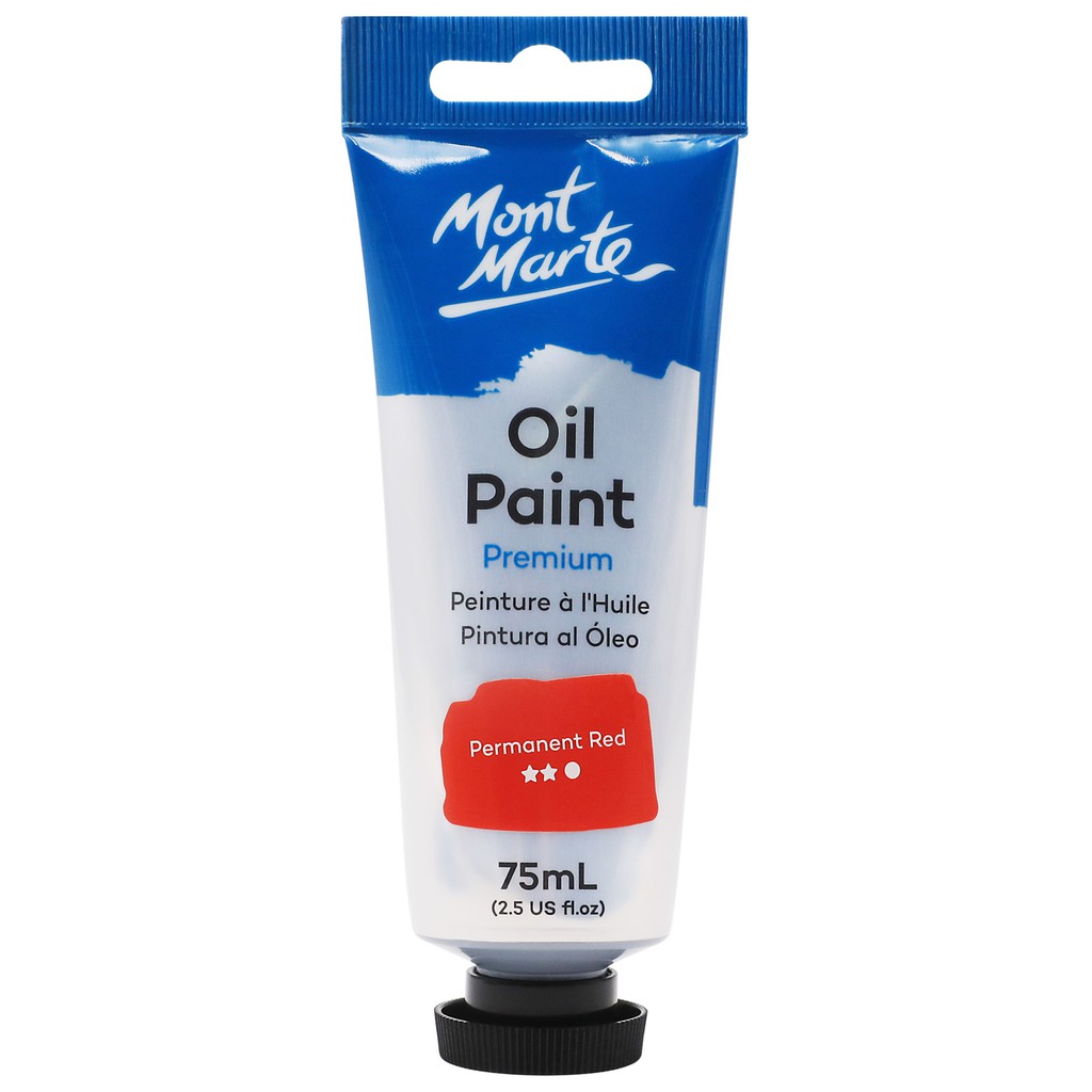 BỘ 46 MÀU SƠN DẦU CAO CẤP MONT MARTE TUÝP 75 ML - MONT MARTE OIL PAINT 75 ML