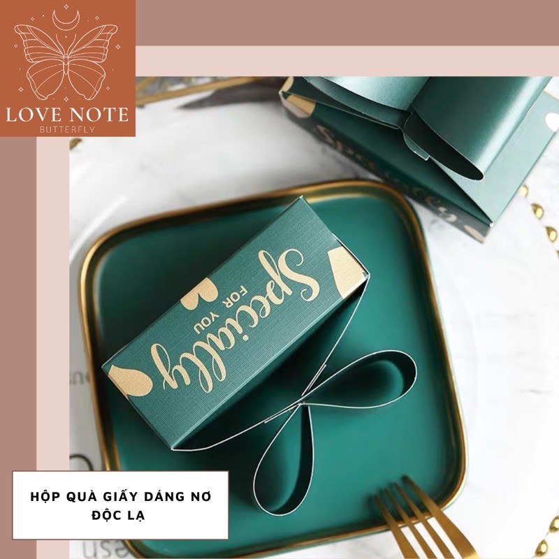 Hộp quà giấy dáng nơ đựng son, trang sức tặng sinh nhật, kỷ niệm, lễ tết, giáng sinh, Valentine | BigBuy360 - bigbuy360.vn