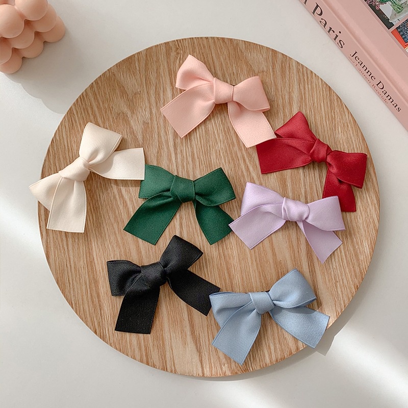 Kẹp Tóc Hình Nơ Phong Cách Hàn Quốc Dành Cho Nữ