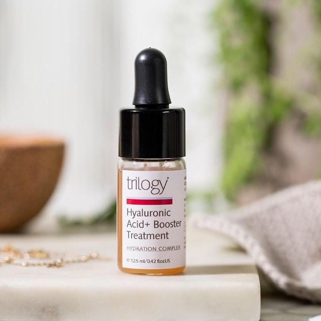 Serum cấp nước, căng bóng da Trilogy Hyaluronic Acid + Booster Treatment 5/15ml