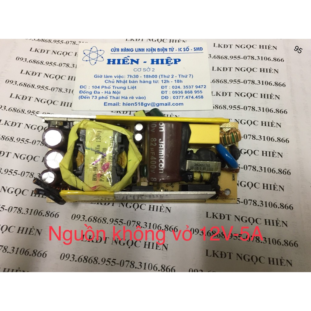 NGUỒN XUNG KHÔNG VỎ 12V-5A