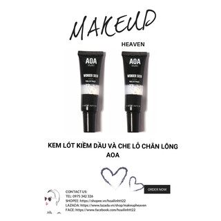 Kem lót kiềm dầu và che lỗ chân lông AOA