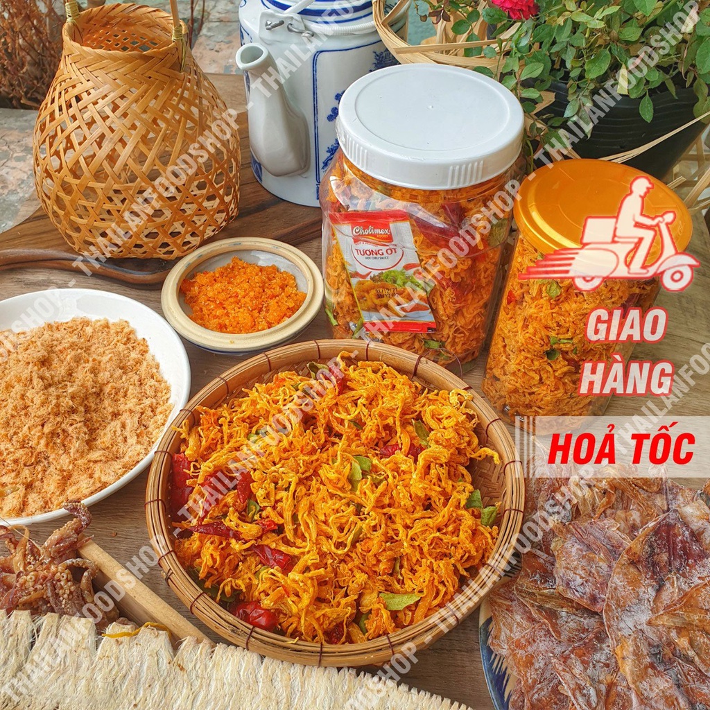Khô Gà Lá Chanh Loại 1 Lon 300Gram