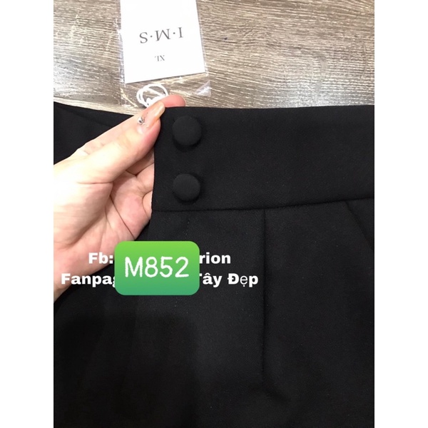 Quần tây 2 nút khuy bọc cận chất nhà em M5555