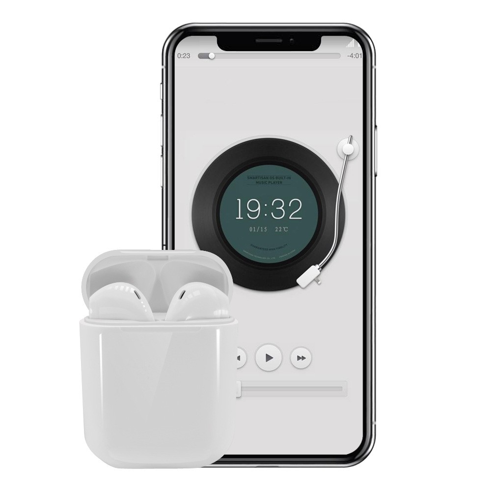 I12 Tai nghe bluetooth không dây TWS có hộp sạc dành cho IOS Android | BigBuy360 - bigbuy360.vn
