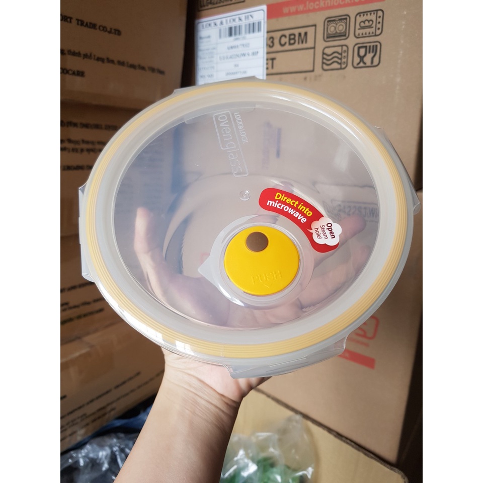 Hộp Thủy Tinh Lock and Lock Chịu Nhiệt cao cấp có nắp Gập 380ml, 400ml, 630ml, 750ml, 840ml, 950ml, 1 lít