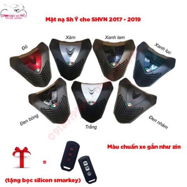 Mặt nạ sh 2017-2018-2019 kiểu ý tặng bọc smarkey+ tem chữ SH