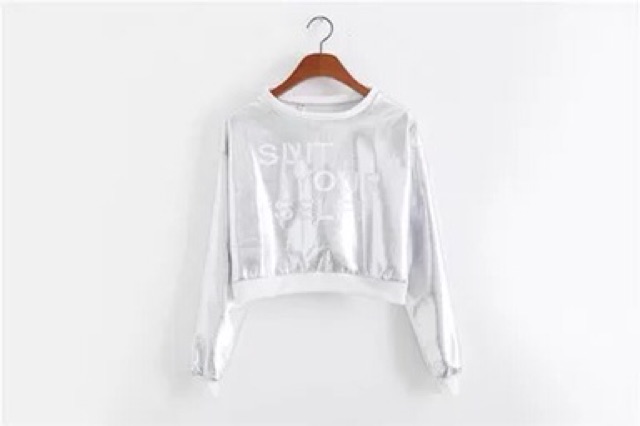 Áo nhũ dài tay { kèm ảnh thật} ullzang quin2611 | BigBuy360 - bigbuy360.vn