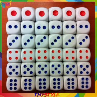 10 Viên Xúc Xắc 6 Mặt Màu Trắng