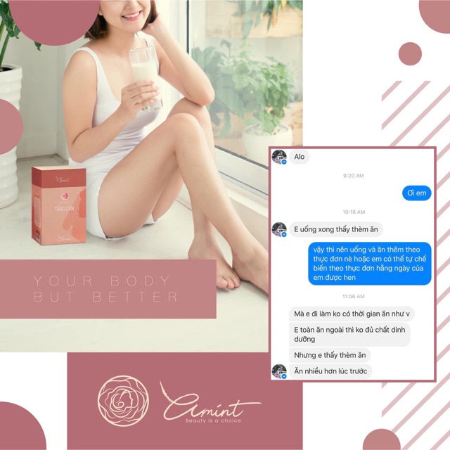 TĂNG CÂN - AMINT (kèm quà + thực đơn) | BigBuy360 - bigbuy360.vn