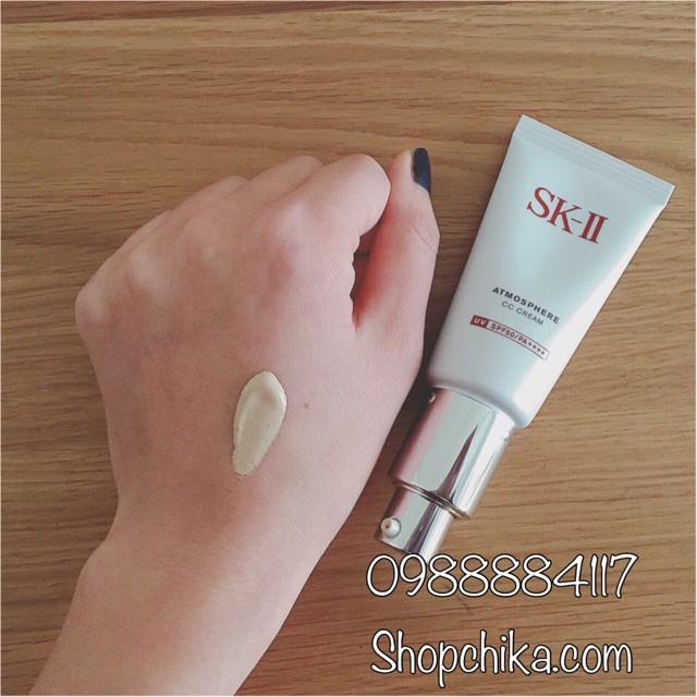 SKII KEM NỀN CHE KHUYẾT ĐIỂM CHỐNG NẮNG CC ATMOSPHERE SKII AIRY LIGHT UV CREAM SPF 50