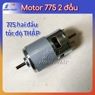 Motot 775 hai 2 đầu giảm tốc độ thấp dùng chế quạt máy