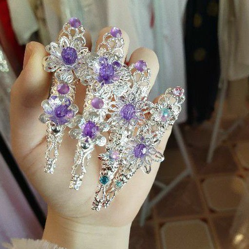 1 chiếc Hộ chỉ móng tay cổ trang đủ màu độc quyền