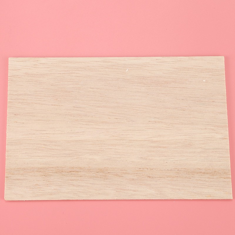 Set 10 Tấm Gỗ Balsa Kích Thước 150x100 X 2mm Dùng Để Làm Đồ Thủ Công