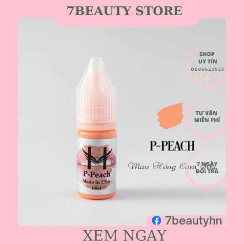 Mực Phun Xăm Hoa Đào - Mực Xăm Mày Môi Cao Cấp Hoa Tít Siêu Bám Màu Chính Hãng