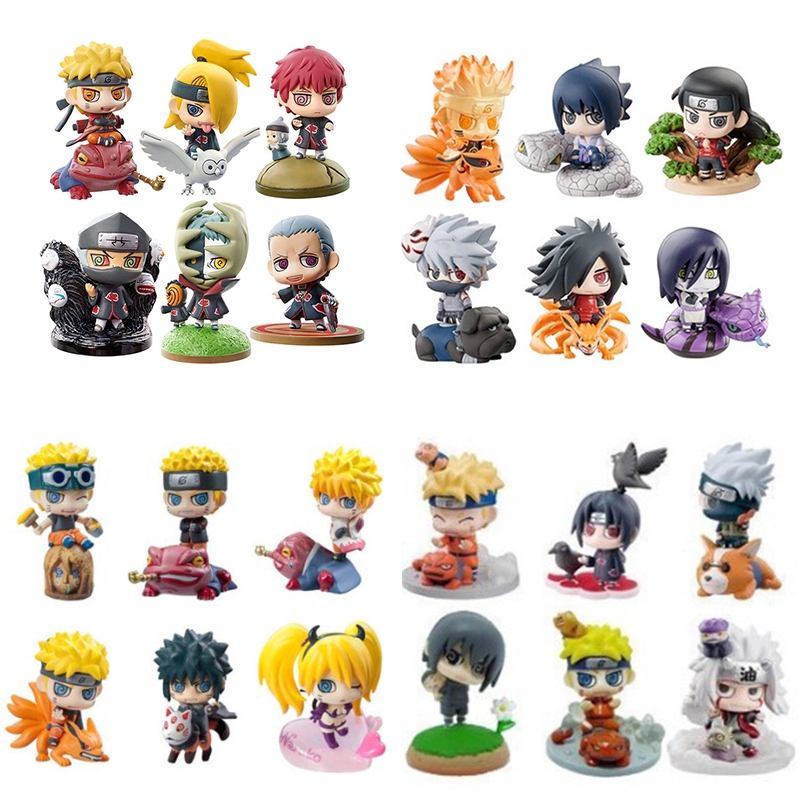 Set 6 mô hình nhân vật trong Naruto độc đáo