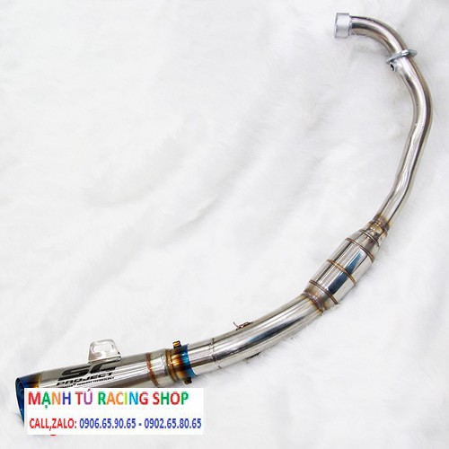 Pô SC titan bầu hơi gắn RAIDER,SATRIA F150
