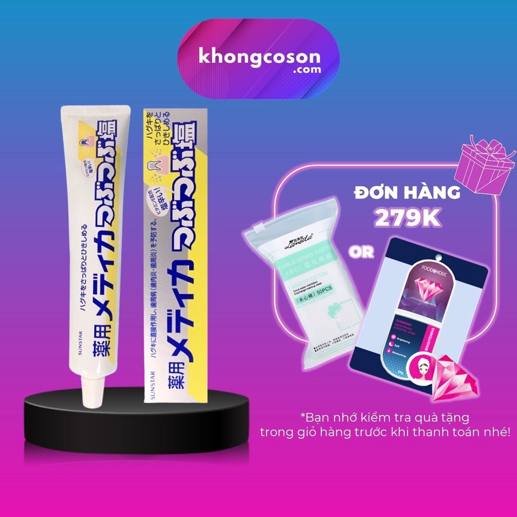 Kem Đánh Răng Muối Sunstar Trắng Răng Chắc Khỏe Nhật Bản Giảm Hôi Miệng Hơi Thở Thơm Mát 170g - Khongcoson