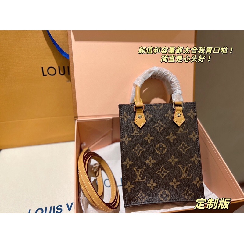 Túi xách lv điện thoại da bò 100%