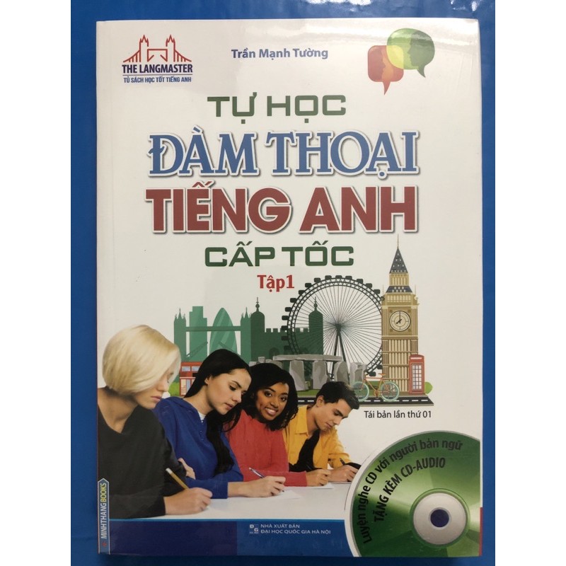 Sách - Tự Học Đàm Thoại Tiếng Anh Cấp Tốc ( 2 tập )