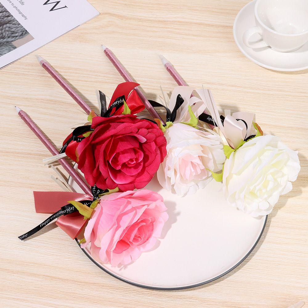 Bút Bi Hình Hoa Hồng Nhân Tạo Dành Cho Học Sinh