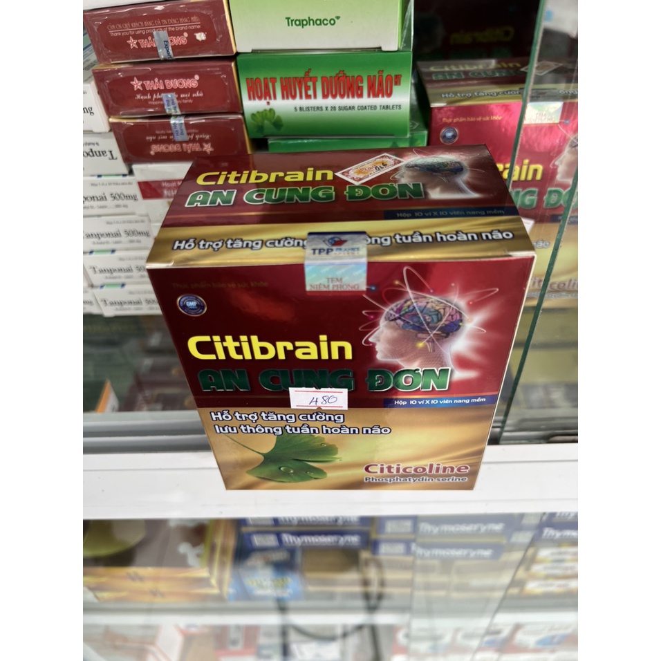 Citibrain – An Cung Đơn Hỗ Trợ Giảm Chóng Mặt, Ù Tai, Nhức Đầu, Suy Giảm Trí Nhớ