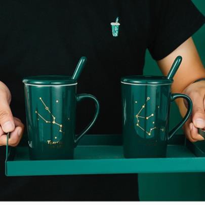 Ly cốc sứ có nắp in hình 12 cung hoàng đạo cực đẹp | BigBuy360 - bigbuy360.vn