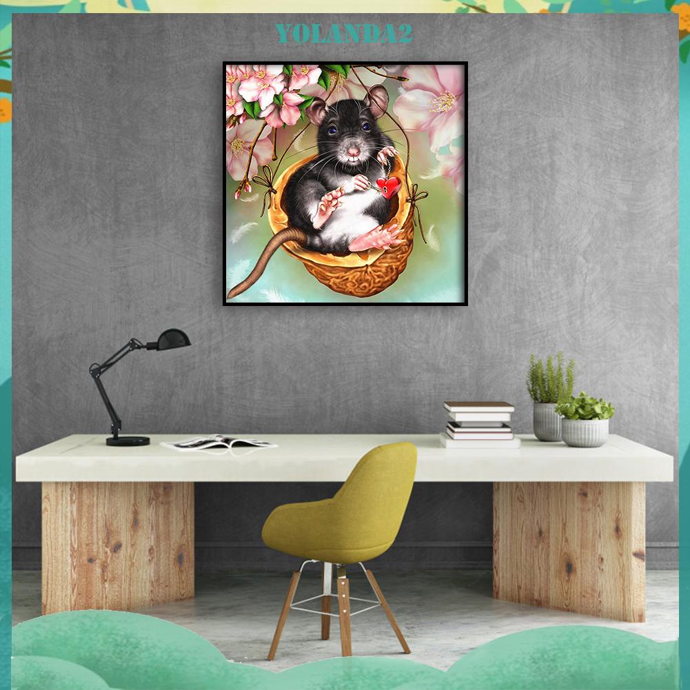 Toàn Bộ Bộ Tranh Đính Đá 5D DIY Hình Chú Chuột Hoạt Hình