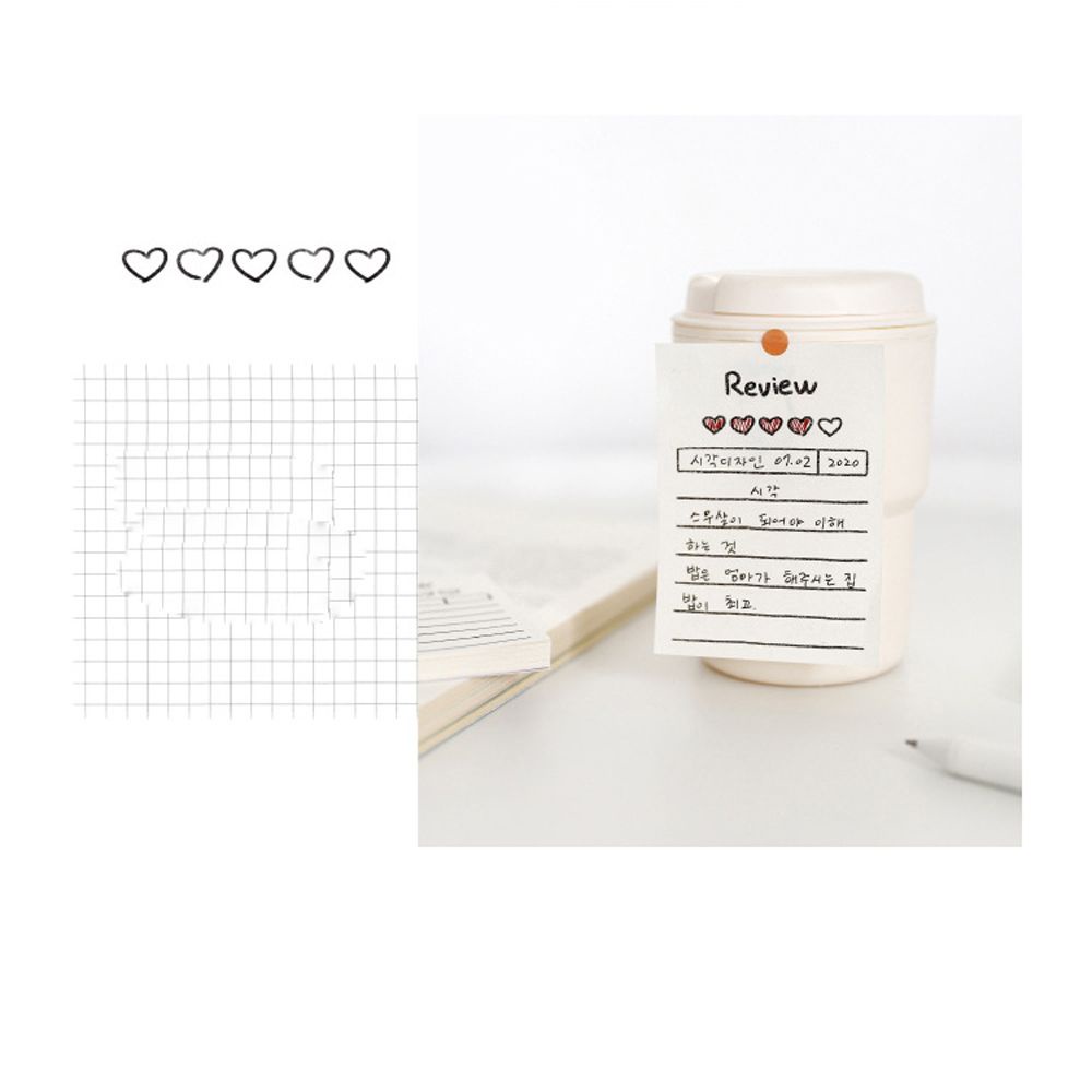 Set 50 tờ giấy ghi chú DIY cỡ nhỏ tiện dụng dùng cho văn phòng