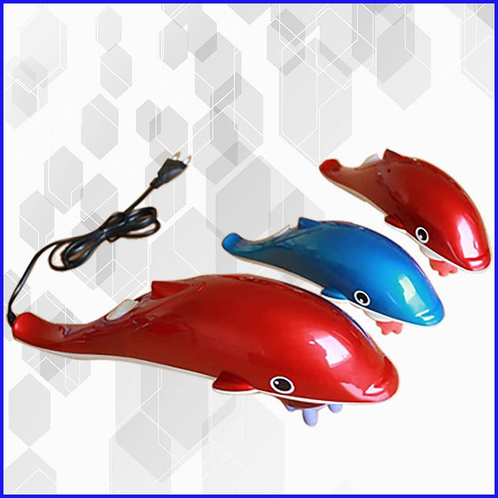 Máy massage cá heo 3 đầu cầm tay toàn thân