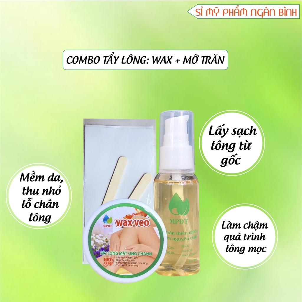Wax VEO triệt lông vùng nách, lông tay, chân,... an toàn, nhanh chóng, da trắng láng mịn