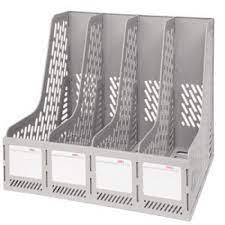 Kệ đựng tài liệu văn phòng phẩm Deli 3 ngăn - E9845 / 4 ngăn - E9846 / 5 ngăn - E9838 - đứng để bàn-nhựa - HOKAMI STORE