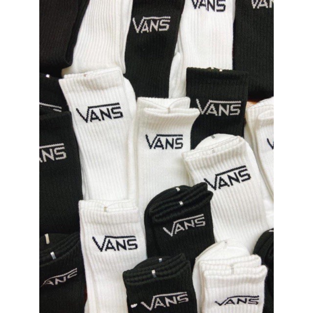 Tất thể thao cao cổ vans -vớ thời trang nam nữ cao cấp <chất liệu coton,em chân,co dãn tốt>