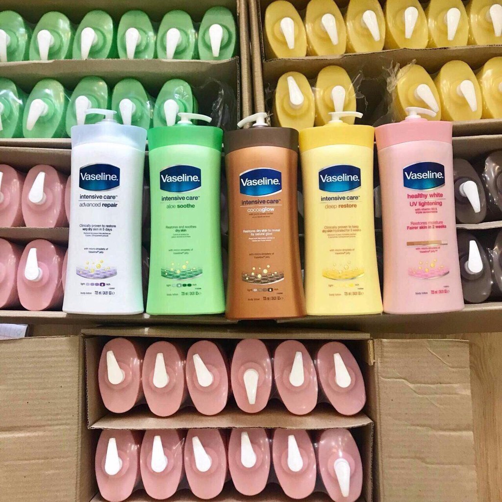 SỮA DƯỠNG THỂ Dưỡng ẩm da Vaseline Lotion 725ml