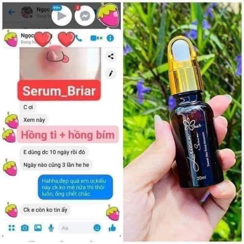 Serum làm hồng trị thâm và bôi trơn vùng kín