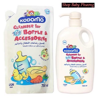 (CHÍNH HÃNG) Nước rửa bình sữa Kodomo chai 750ml