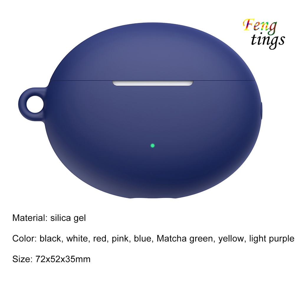 Vỏ bảo vệ hộp sạc tai nghe Huawei Freebuds 4i Bluetooth bằng silicon chống trầy chống rơi