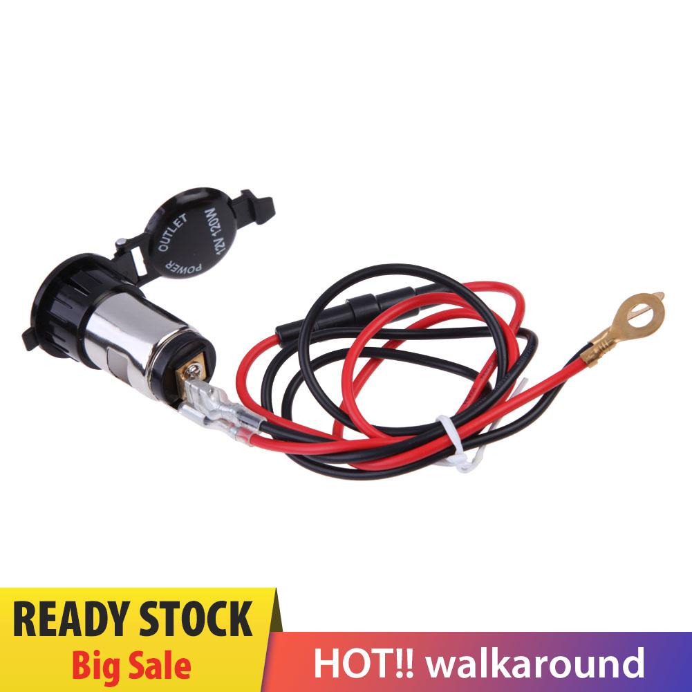 Ổ Cắm Bật Lửa 12V 120W Bằng Kim Loại Chất Lượng Dành Cho Xe Hơi