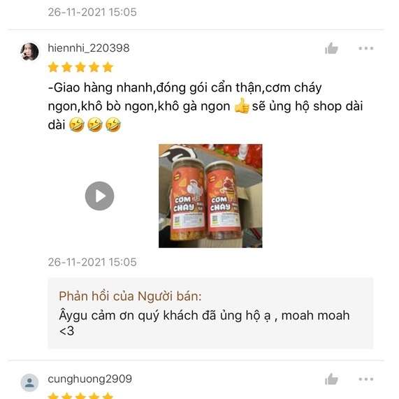 Đồ ăn vặt cơm cháy lắc khô bò chiên mắm hành giòn trứng muối ngon 300g ChinChin | BigBuy360 - bigbuy360.vn