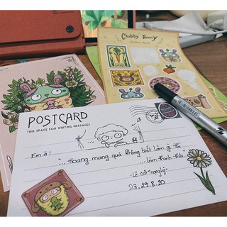 STICKER CHUBBY BUNNY & CHUBBY LUCKY TỪ TIDUWORKSHOP