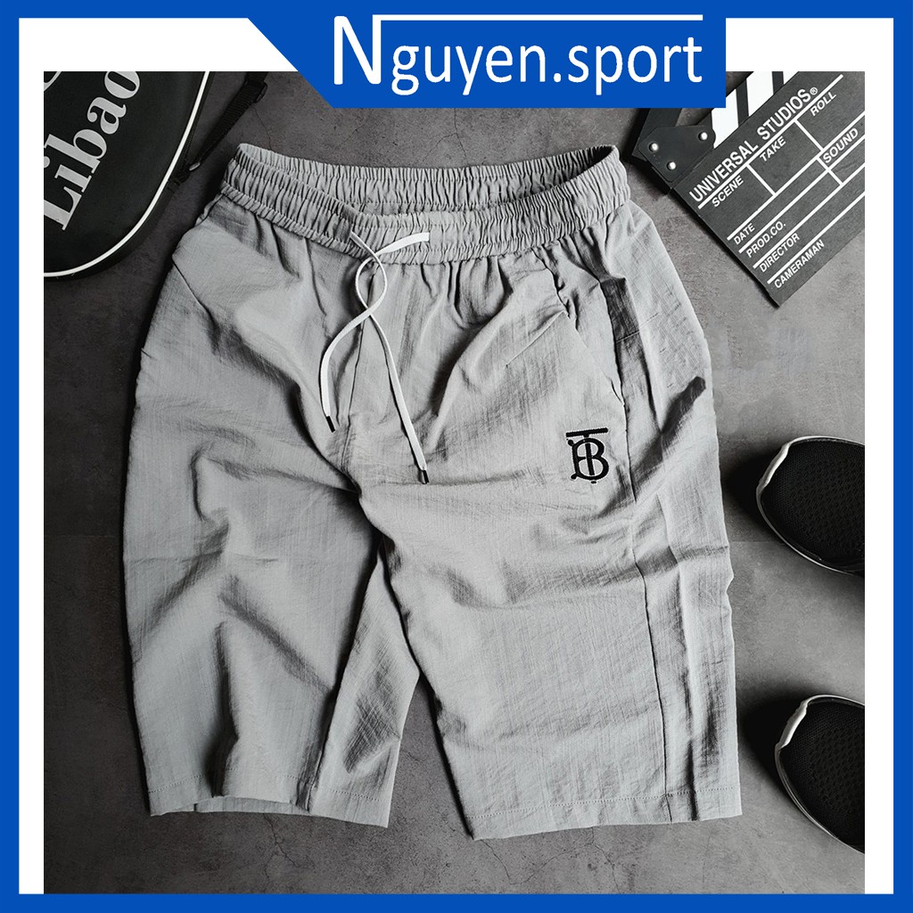 Quần cộc ngố thể thao nam Nguyen.sport logo thêu thời trang phong cách trẻ trung năng động Q13