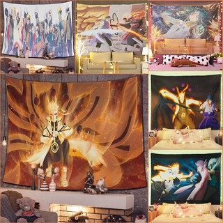 Naruto 15 tranh thảm treo tường decor trang trí kt, in theo yêu cầu.