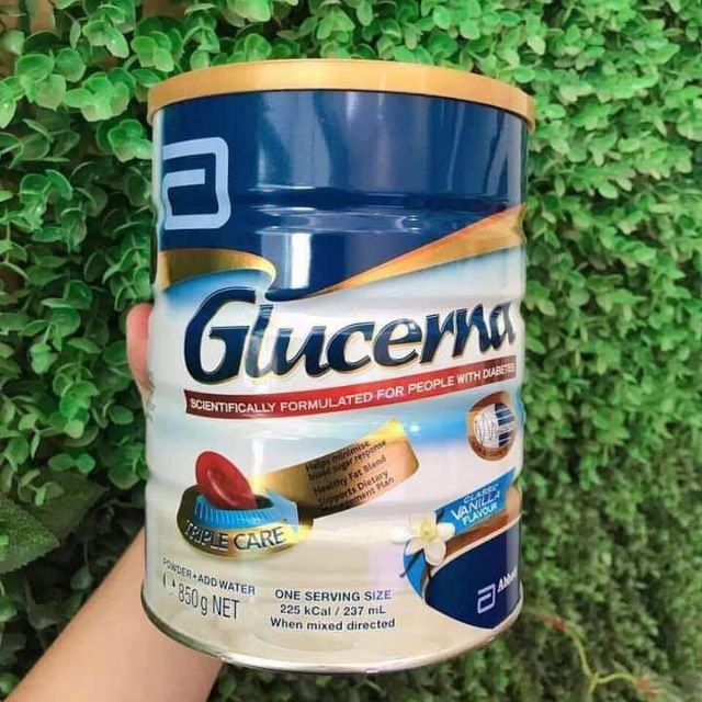 Sữa tiểu đường Glucena của Úc hộp 850g