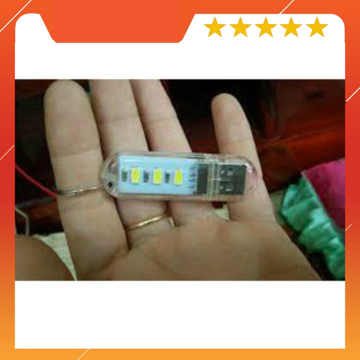 XẢ KHO - BÁN VỐN BỘ 5 ĐÈN LED USB 3 LED SIÊU SÁNG - BTC01 KJGHFUROT9578